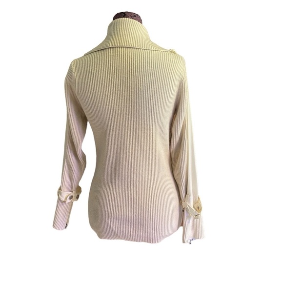 Jeans Votre Nom Sz M Zip Up Knit Sweater - Picture 4 of 6